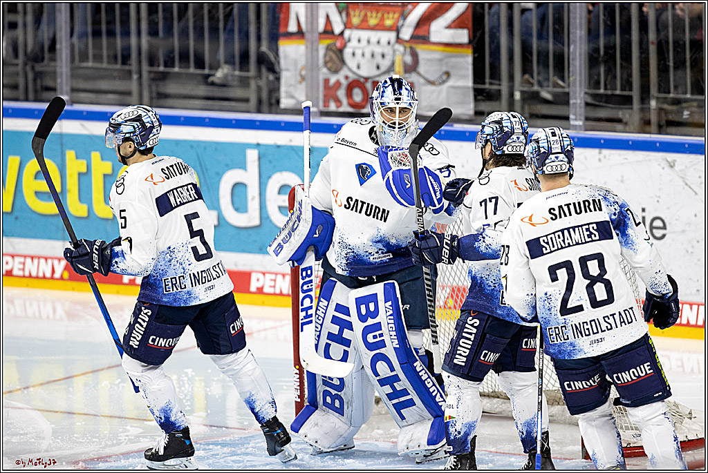 PENNY DEL 1. Playoff Runde;  Koelner Haie - ERC Ingolstadt; Koeln, 05.04.2022